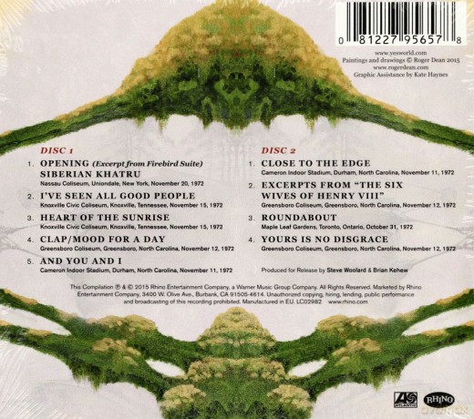 Yes: Progeny: Highlights From Seventy-Two [2CD]