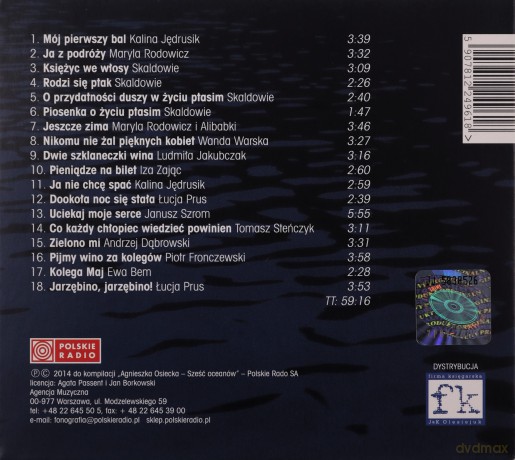Agnieszka Osiecka: Ocean Popielaty [CD]
