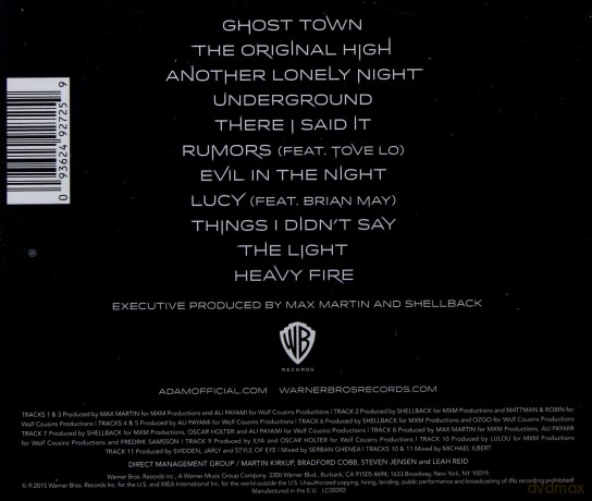 Adam Lambert: The Original High [CD]