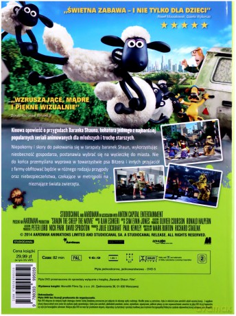 Baranek Shaun Film (booklet) [DVD] 