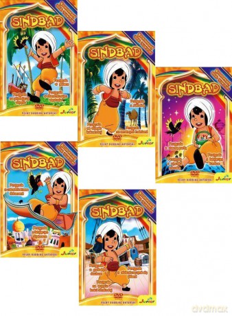 Sindbad: Przygoda w Pałacu / Z Alibabą / Z czarną Perłą / z Garbatym Duchem / Z Czterdziestoma dzbanami Pakiet [5DVD]