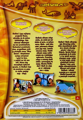 Sindbad: Przygoda w Pałacu / Z Alibabą / Z czarną Perłą / z Garbatym Duchem / Z Czterdziestoma dzbanami Pakiet [5DVD]