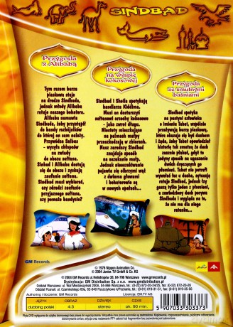Sindbad: Przygoda w Pałacu / Z Alibabą / Z czarną Perłą / z Garbatym Duchem / Z Czterdziestoma dzbanami Pakiet [5DVD]