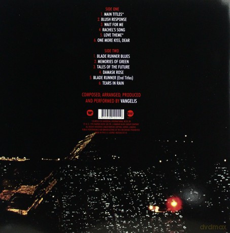 Blade Runner soundtrack (Vangelis) [Winyl]