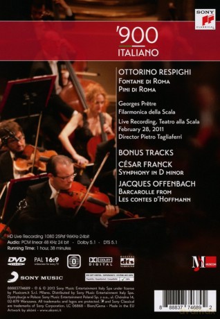 Filarmonica della Scala: 900 Italiano: Respighi [DVD]