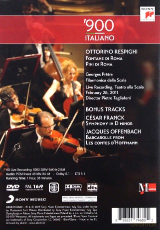 Filarmonica della Scala: 900 Italiano: Respighi [DVD]