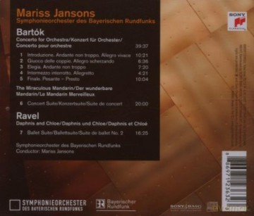 Mariss Jansons: Bartok Concerto For Orchestra / Miraculous Mandarin / Ravel Daphnis Et Chlo [CD]