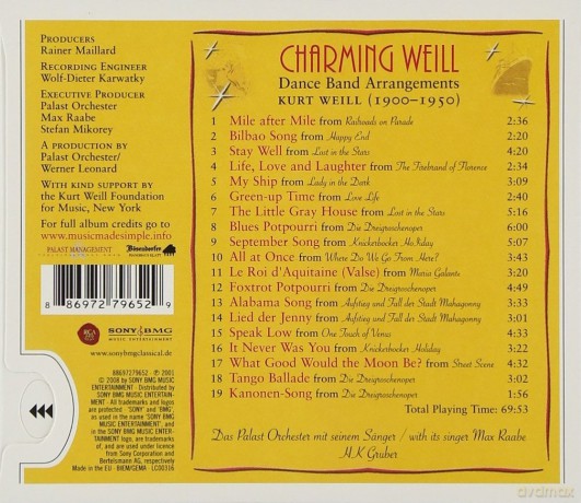 Palast Orchester mit seinem S: Charming Weill [CD]