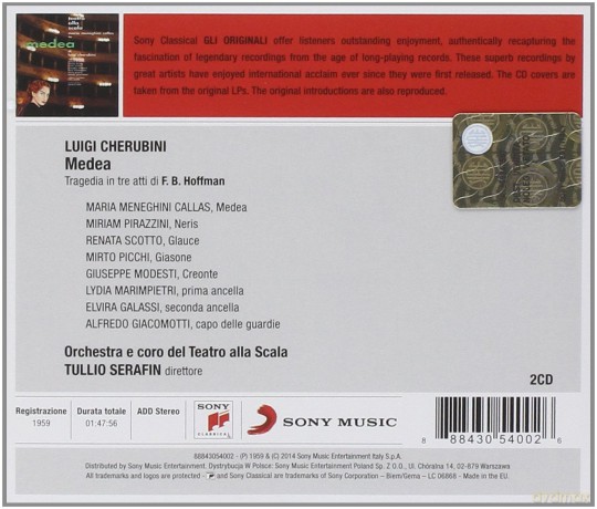 Tullio Serafin: Cherubini: Medea [2CD]