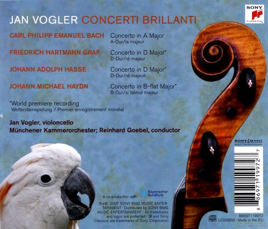 Jan Vogler: Concerti Brillanti [CD]