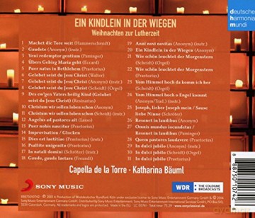 Capella de la Torre: Ein Kindlein in der Wiegen - Weihnachten zur Lutherzeit [CD]