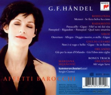 Marijana Mijanovic: Handel: Affetti Barocchi [CD]