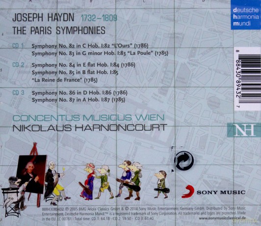Nikolaus Harnoncourt: Haydn: Paris Symphonies [3CD]