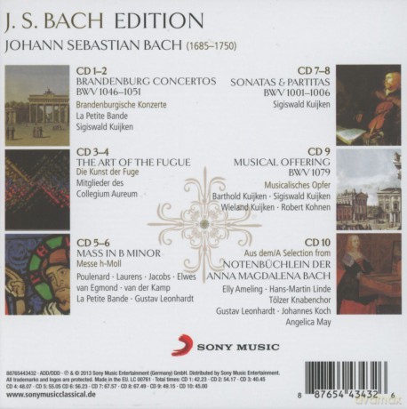 J.S. Bach Edition [10CD]