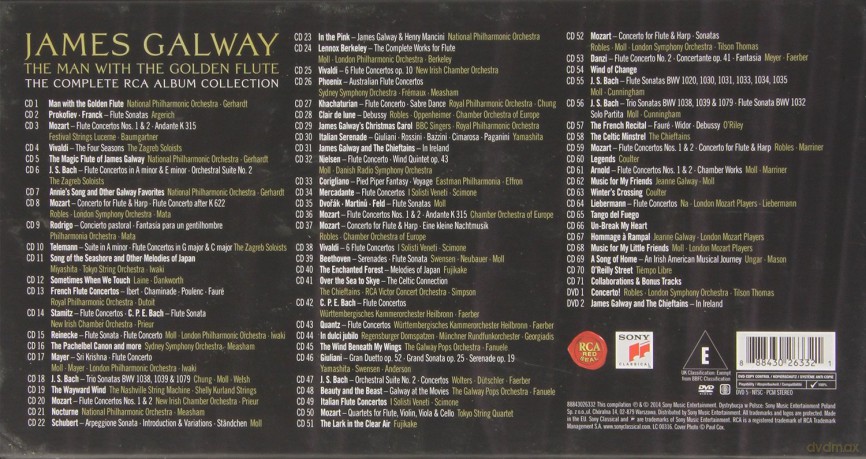 James Galway: James Galway - The Complete RCA Album Collection [73CD]