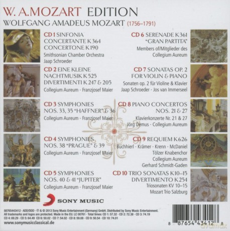Mozart Edition [BOX] [10CD]