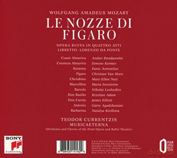 Teodor Currentzis: Mozart: Le nozze di Figaro [3CD]