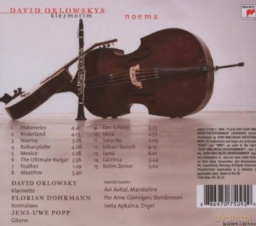 David Orlowsky Trio: Noema [CD]