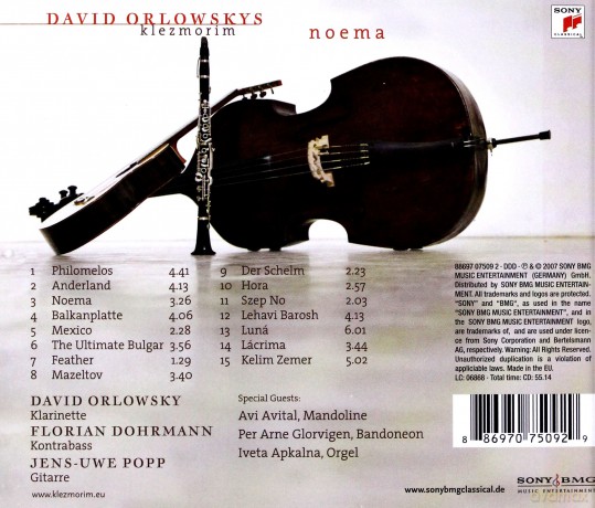 David Orlowsky Trio: Noema [CD]
