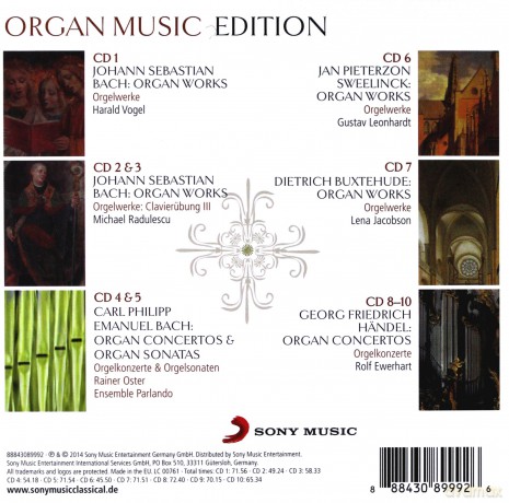 Organ Music Edition [10CD]