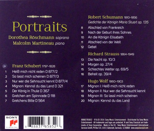 Dorothea Roschmann: Portraits [CD]