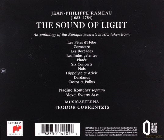 Teodor Currentzis: Rameau - The Sound of Light [CD]