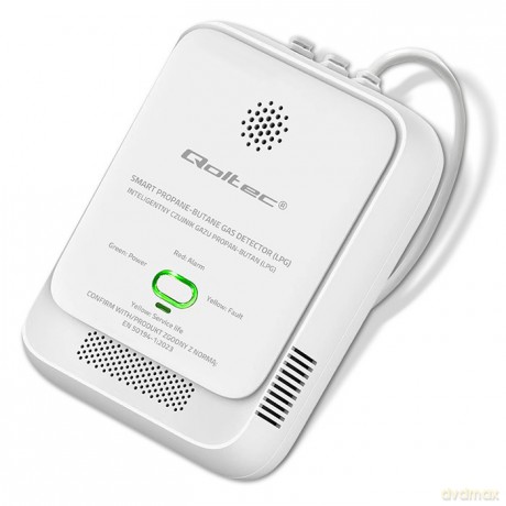 Czujnik wycieku gazu Propan-Butan | detektor LPG | alarm 85dB | LED