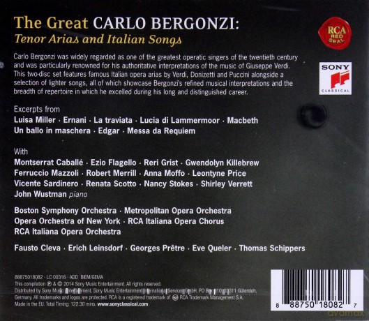 Carlo Bergonzi: The Great Bergonzi [2CD]
