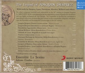 Ensemble La Sestina: The Legend of Josquin Desprez [CD]
