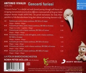 La Folia Barockorchester: Vivaldi: Concerti Furiosi [CD]