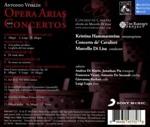 Marcello Di Lisa: Vivaldi: Opera Arias and Concertos - The Baroque Project, Vol. III [CD]