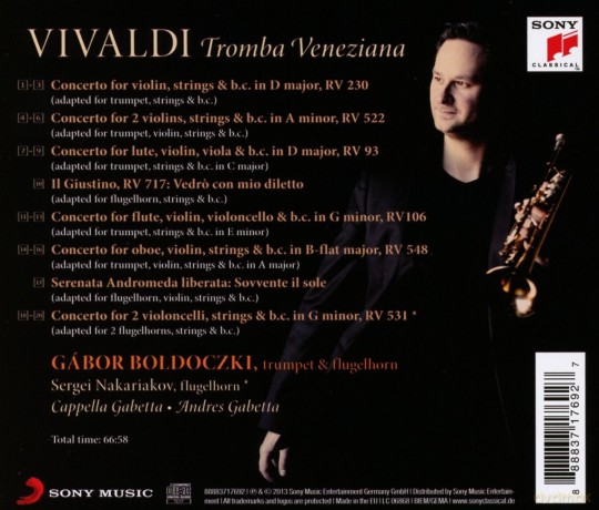 Gabor Boldoczki: Vivaldi: Tromba Veneziana [CD]
