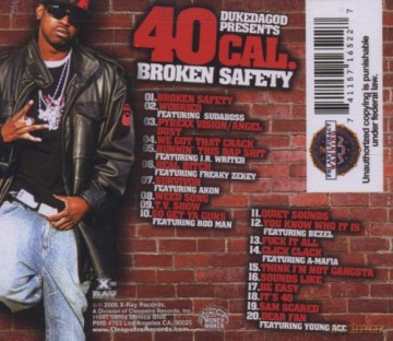 40 Cal: Broken Safety [CD]