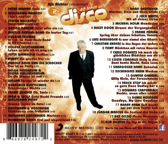 40 Jahre Disco Schlager Disco: Peter Maffay - Wolfgang Ambros  [2CD]
