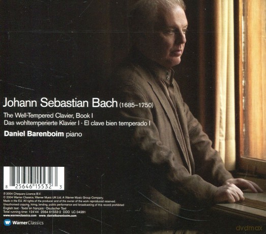 Daniel Barenboim: Bach: Wohltemperierte Klavier1 [2CD]