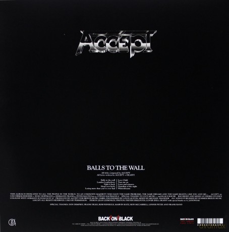 Accept: Balls To The Wall (Limited Coloured) [Winyl]