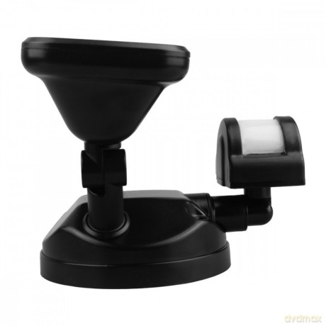 Ścienna lampa LED, czujnik PIR MCE524B 20W, 1500lm, IP65. neutral white 4000K, czarna