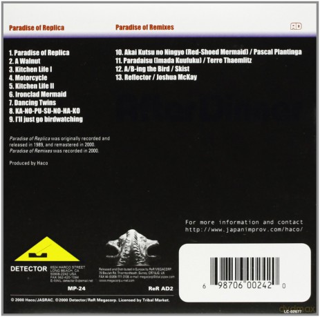 After Dinner: Paradise Of Replica - Paradise Of Remixes [CD]