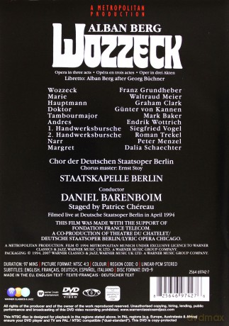 Daniel Barenboim/Sb: Berg: Wozzeck [DVD]