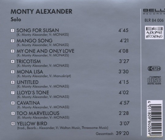 Alexander Monty: Solo [CD]