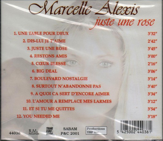 Alexis Marcelle: Juste Une Rose [CD]
