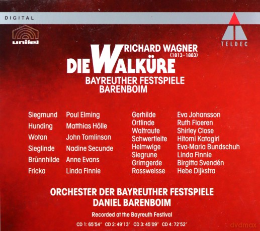 Barenboim/Obf/Secun: R. Wagner: Die Walkuere [4CD]