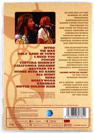 America: Live In Central Park 1979 [DVD]