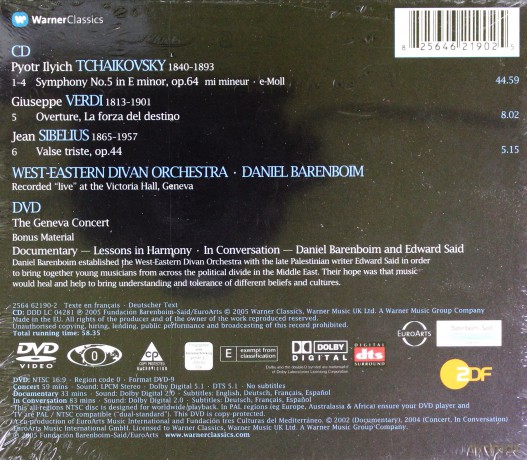 Barenboim/West-Eastern Divan O: West-Eastern Divan Orchestra [2CD]