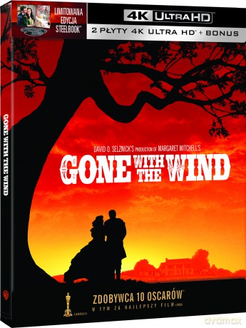 Przeminęło z wiatrem (steelbook) [Blu-Ray 4K]+[2xBlu-Ray]