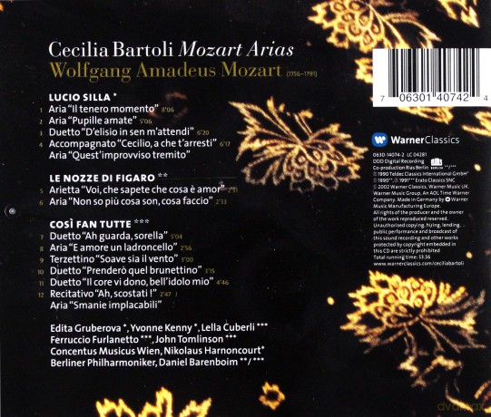 Cecilia Bartoli: Mozart: Arien [CD]