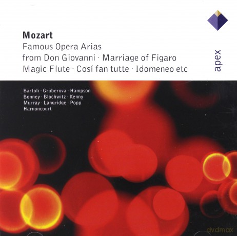 Bartoli / Gruberova / Hampson / Harn: Mozart: Famous Opera Arias From D [CD]