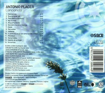 Antonio Placer: Cancionista Ft. E.Ledda [CD]