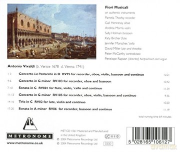 Antonio Vivaldi: Baroque Chamber Concertos From Venice [CD]
