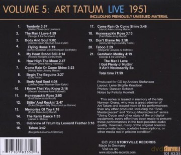 Art Tatum: Live vol. 5 1951 [CD]